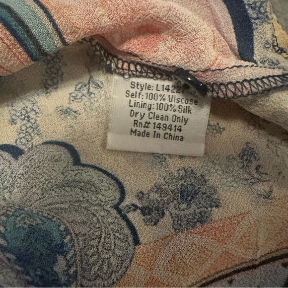 JOHNNY WAS ONDA BUTTON DOWN SHIRT SIZE M - Picture 6 of 6